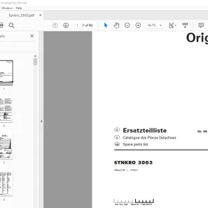 Pottinger SYNKRO 3003 Parts Manual - PDF DOWNLOAD
