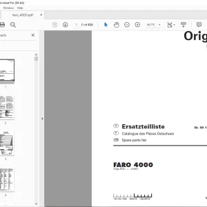 Pottinger Silowagen FARO 4000 Parts Manual - PDF DOWNLOAD