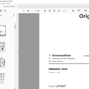 Pottinger TERRADISC 3000 Disc Parts Manual - PDF DOWNLOAD