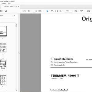 Pottinger TERRASEM 4000 T Seed drill Parts Manual - PDF DOWNLOAD
