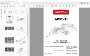 QUIVOGNE APXE-TL CATALOGUE Pièces détachées - PDF DOWNLOAD