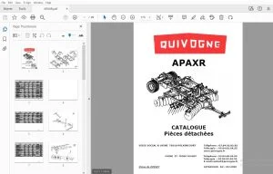 Quivogne Apaxr CATALOGUE Pièces détachées - PDF DOWNLOAD