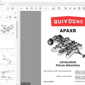 Quivogne Apaxr CATALOGUE Pièces détachées - PDF DOWNLOAD