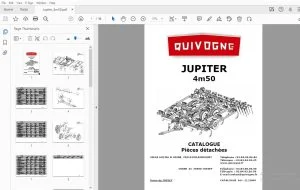 Quivogne Jupiter 4m50 CATALOGUE Pièces détachées - PDF DOWNLOAD