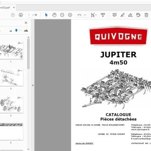 Quivogne Jupiter 4m50 CATALOGUE Pièces détachées - PDF DOWNLOAD