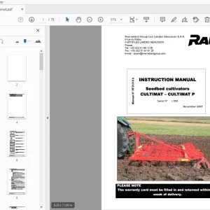 RAU CULTIMAT-CULTIMAT P INSTRUCTION MANUAL 2005 - PDF DOWNLOAD
