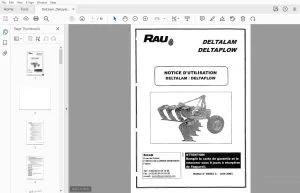 RAU DELTALAM DELTAPLOW NOTNCE D’UTNLISATHON - PDF DOWNLOAD