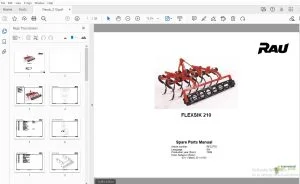RAU FLEXSIK 210 PARTS MANUAL 1999 - PDF DOWNLOAD