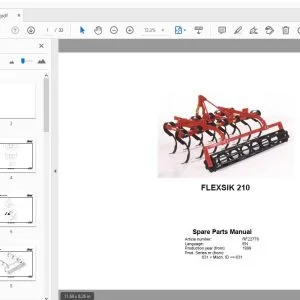 RAU FLEXSIK 210 PARTS MANUAL 1999 - PDF DOWNLOAD