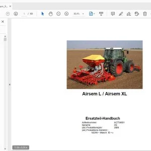 Rau Airsem L  Airsem XL Ersatzteil-Handbuch 2008 - PDF DOWNLOAD