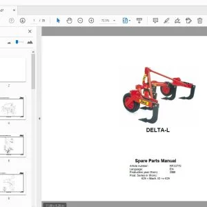 Rau Delta-L Parts Manual 2000 - PDF DOWNLOAD
