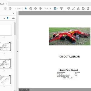 Rau Discotiller XR Parts Manual 2007 - PDF DOWNLOAD