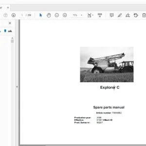 Rau Explorer C Parts Manual 2008 - PDF DOWNLOAD