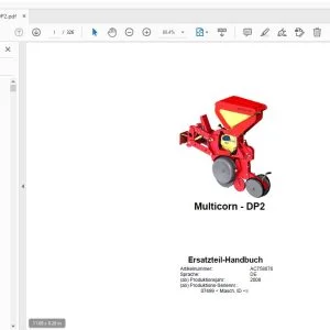 Rau Multicorn DP2 Ersatzteil Handbuch 2008 - PDF DOWNLOAD