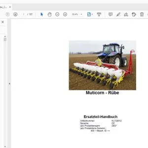 Rau Muticorn Rube Ersatzteil Handbuch 2007 - PDF DOWNLOAD