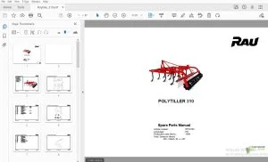 Rau Polytiller 310 Parts Manual 1999 - PDF DOWNLOAD