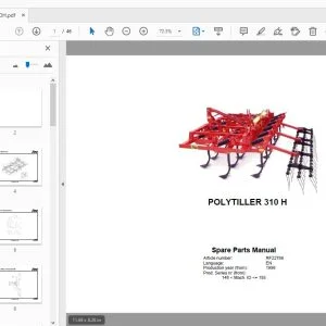 Rau Polytiller 310H Parts Manual 1998 - PDF DOWNLOAD
