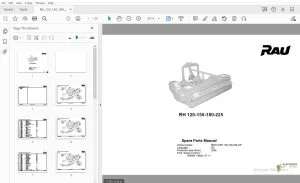 Rau RH120-150-180-225 Parts Manual - PDF DOWNLOAD