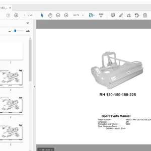 Rau RH120-150-180-225 Parts Manual - PDF DOWNLOAD