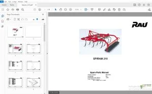 Rau Spiram 210 Parts Manual 1999 - PDF DOWNLOAD