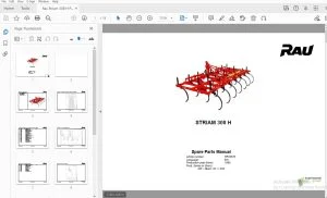 Rau Striam 308 H Parts Manual 1998 - PDF DOWNLOAD