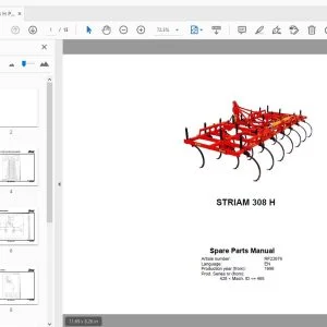 Rau Striam 308 H Parts Manual 1998 - PDF DOWNLOAD