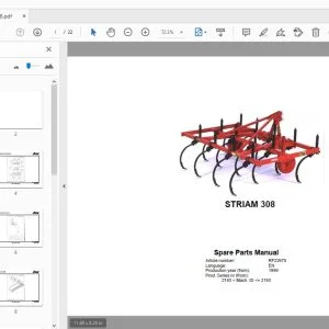 Rau Striam 308 Parts Manual 1999 - PDF DOWNLOAD