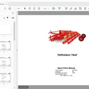 Rau Terramax TM4F Parts Manual 1998 - PDF DOWNLOAD