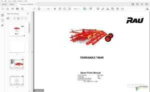 Rau Terramax TM4R Parts Manual 1998 - PDF DOWNLOAD