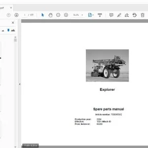 Rau Vicon Explorer Parts Manual 2004 - PDF DOWNLOAD