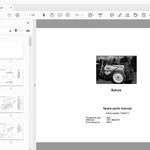 Rau Vicon Ikarus Parts Manual 2004 - PDF DOWNLOAD