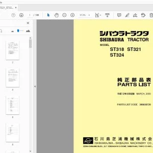 SHIBAURA ST318 ST321 ST324 Parts Manual 300830720 - PDF DOWNLOAD