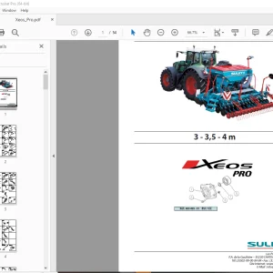 SULKY Tramline CE-CX 3-4 m Parts Manual - PDF DOWNLOAD