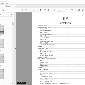 Shantui SE330 Bulldozer Parts Manual - PDF DOWNLOAD