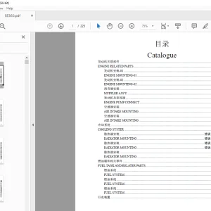 Shantui SE360 Bulldozer Parts Manual - PDF DOWNLOAD