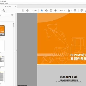 Shantui SL20W Bulldozer Parts Manual - PDF DOWNLOAD