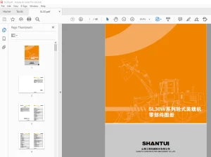 Shantui SL30W Wheel Loader Parts Manual - PDF DOWNLOAD
