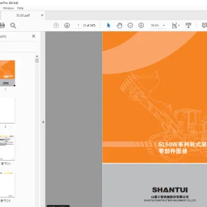 Shantui SL50W Bulldozer Parts Manual - PDF DOWNLOAD