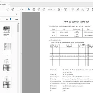 Shibaura SX21 SX24 Parts Manual - PDF DOWNLOAD