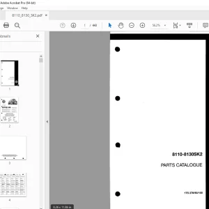 Steyr 8110 8110a 8130 8130a SK2 Traktor Parts Manual - PDF DOWNLOAD