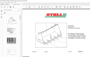 Stoll Frontloader-attachments P 1324 Parts Manual - PDF DOWNLOAD