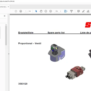 Stoll Proportional – Ventil Parts Manual - PDF DOWNLOAD