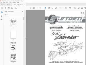 Storti DMU 125 Labrador Parts Manual - PDF DOWNLOAD