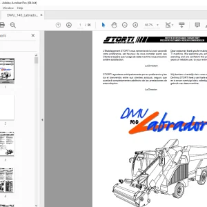 Storti DMU 140 Labrador Parts Manual - PDF DOWNLOAD