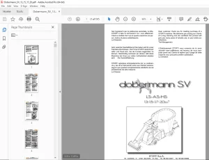 Storti Dobermann SV LS-AS-HS 13-15-17-20m3 Parts Manual - PDF