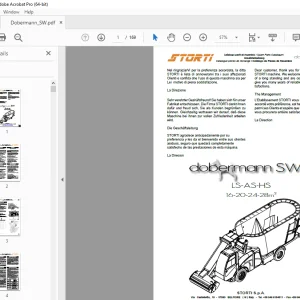 Storti Dobermann SW LS-AS-HS 16-20-24-28m3 Wagen Parts Manual PDF