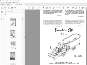 Storti Dunker SW 17-21 m3 Parts Manual - PDF DOWNLOAD