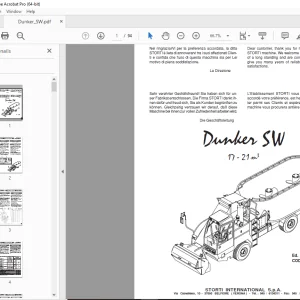 Storti Dunker SW 17-21 m3 Parts Manual - PDF DOWNLOAD