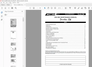 Storti Dunker SW Use & Maintenance Manual - PDF DOWNLOAD