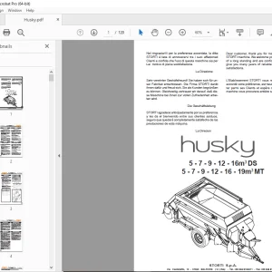 Storti Husky 5-7-9-12-16m³ DS 5-7-9-12-16-19m³ MT Wagen Parts Manual PDF